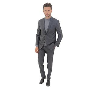 Corneliani kostuum heren blauw