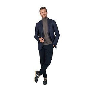 Corneliani vest heren blauw