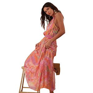 Hale Bob robe de femmes orange