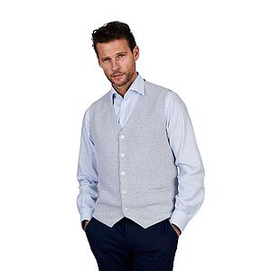 Gran Sasso Men gilet heren licht grijs