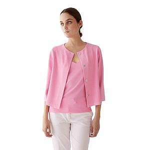 Anneclaire gilet dames roze