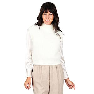 Peserico cardigan debardeur dames ecru