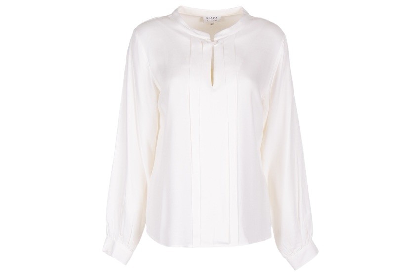 Scapa Flow blouse lange mouwen dames ecru ARTSON WOMEN MEN I shop online mooiste trendy kleding