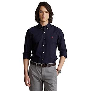 Polo Ralph Lauren Men hemd lange mouwen heren donker blauw