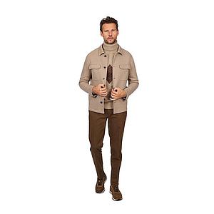 At.P Co hemd heren beige