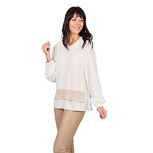 Panicale Cashmere pull trui dames ecru