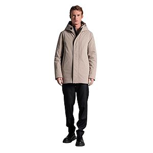 Duno Uomo parka heren taupe