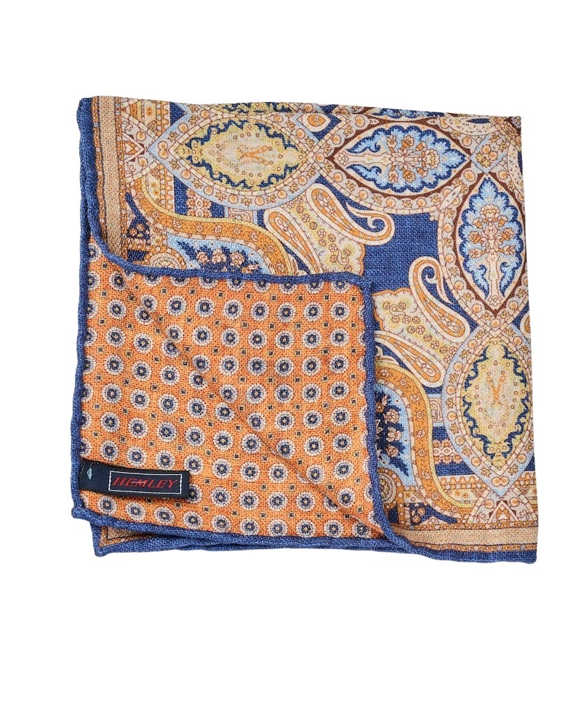 Hemley pochette heren oranje