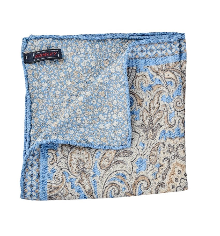Hemley pochette heren ciel