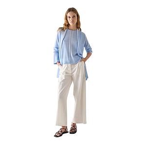 Anneclaire gilet dames licht blauw