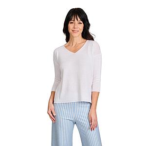 Anneclaire pull trui dames wit D1042 775 201