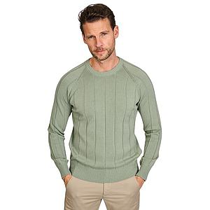 Gran Sasso Men pull trui ronde hals heren groen