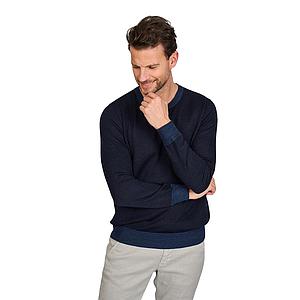 Gran Sasso Men pull trui ronde hals heren marine