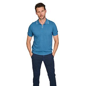 Gran Sasso Men polo shirt korte mouwen heren blauw