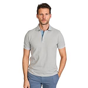 Gran Sasso Men polo shirt korte mouwen heren grijs