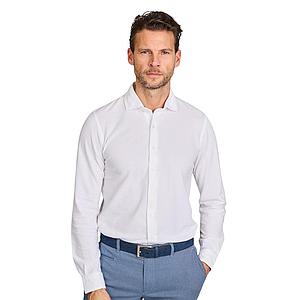Gran Sasso Men hemd lange mouwen heren wit