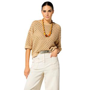 Caroline Biss pull trui dames zand 1298/35