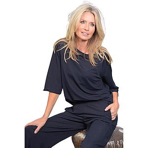 Margittes t-shirt dames marine