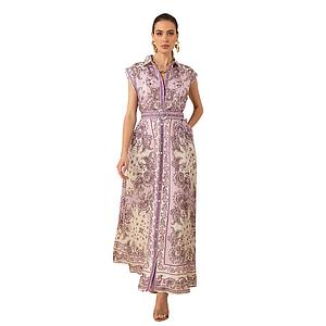 Hale Bob kleedje dames lila Holland maxi