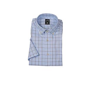 Van Laack Men hemd korte mouwen heren blauw Roy-S-TF