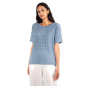 Jeff t-shirt dames blauw Remi