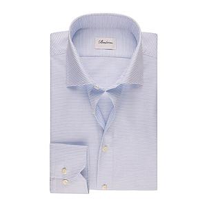 Stenstroms Men hemd lange mouwen heren licht blauw Fitted Body