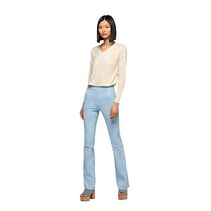 Max&Moi leren broek dames ciel Beyina