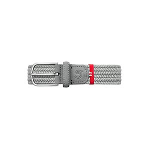 La Boucle riem heren licht grijs CALABRIA SUEDE WAXED COTTON