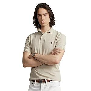 Polo Ralph Lauren Men polo shirt korte mouwen heren zand Slimfit
