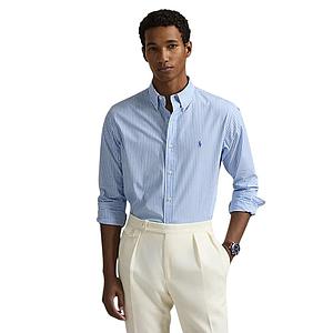 Polo Ralph Lauren Hommes chemise à manches longues hommes bleu