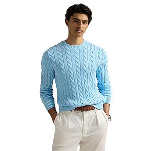 Polo Ralph Lauren Men pull trui ronde hals heren ciel custom fit