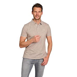 Joop polo shirt korte mouwen heren donker beige IWANKO