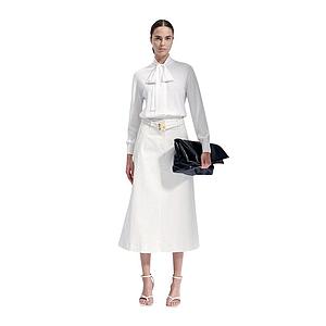 Natan Collection rok dames ecru CALVIN-NKFS01 102
