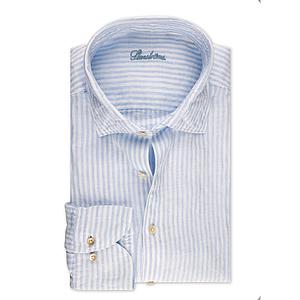 Stenstroms Men hemd lange mouwen heren licht blauw slimline