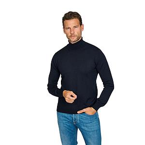 Gran Sasso Men sweater jumper roll neck men dark blue
