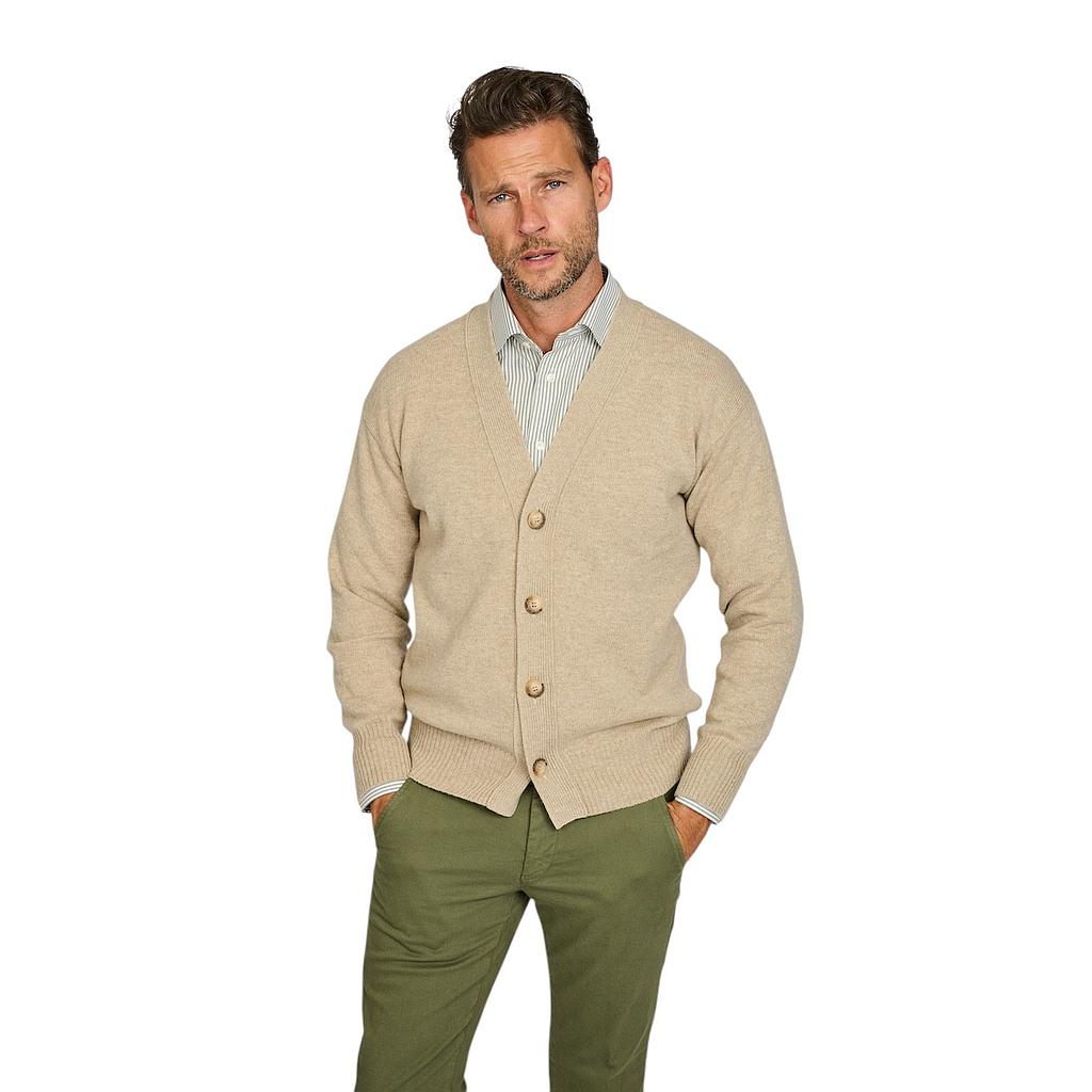 Gran Sasso Men gilet heren donker beige