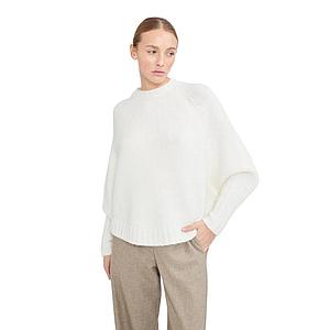 Jeff poncho dames ecru TERRY