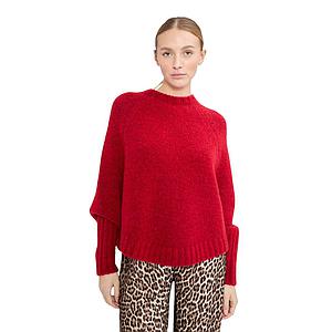 Jeff poncho dames rood TERRY