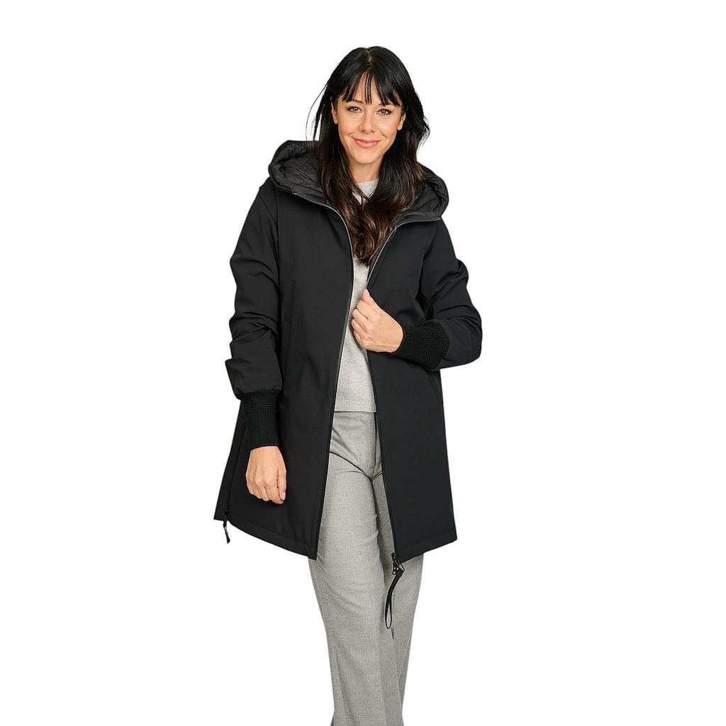 Duno Donna parka dames zwart