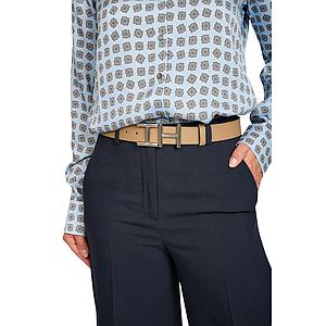Hemisphere riem dames beige