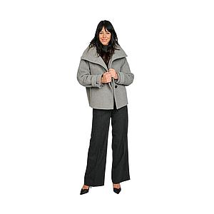 Peserico mantel jas dames licht grijs