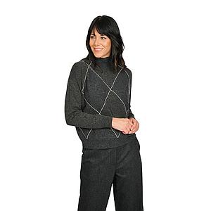 Peserico pull trui dames anthraciet