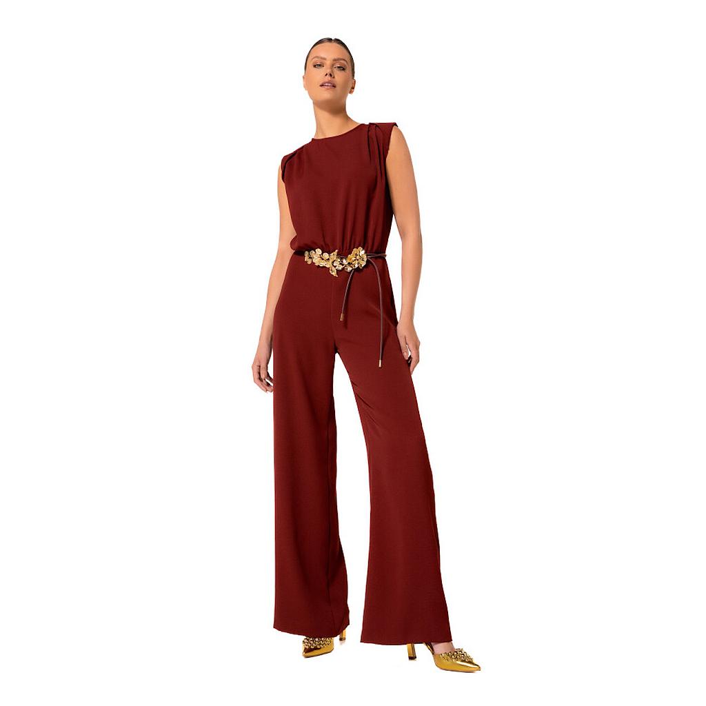Caroline Biss jumpsuit dames bordeaux 4563/53