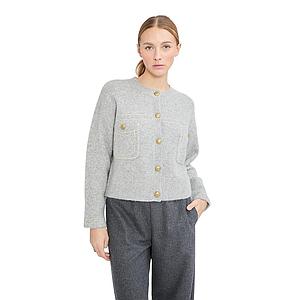 Jeff gilet dames licht grijs GABRIELLE