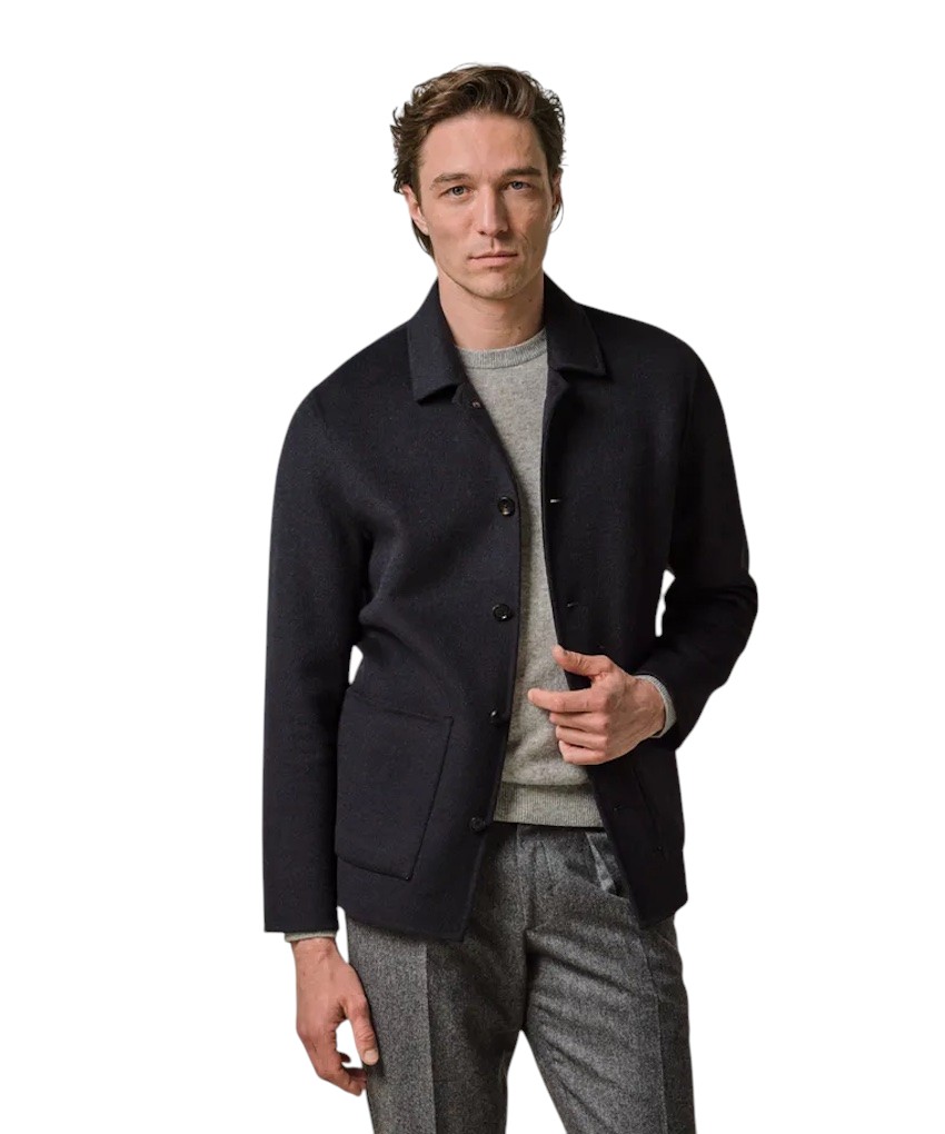 Profuomo vest heren marine