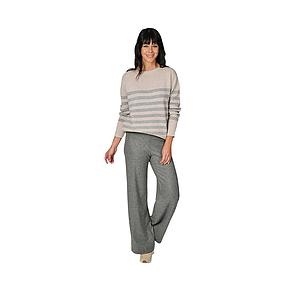 Seductive broek dames grijs KIMBERLY WOOL FLANNEL