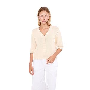 Jeff gilet dames beige Casper