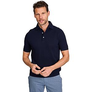 Gran Sasso Men polo shirt heren donker blauw