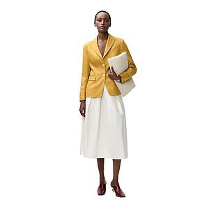 Natan Collection vest dames oker EDUN-JJZN01-115