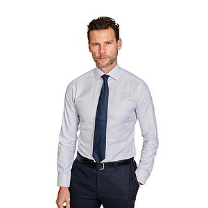 Eton hemd lange mouwen heren blauw Contemporary